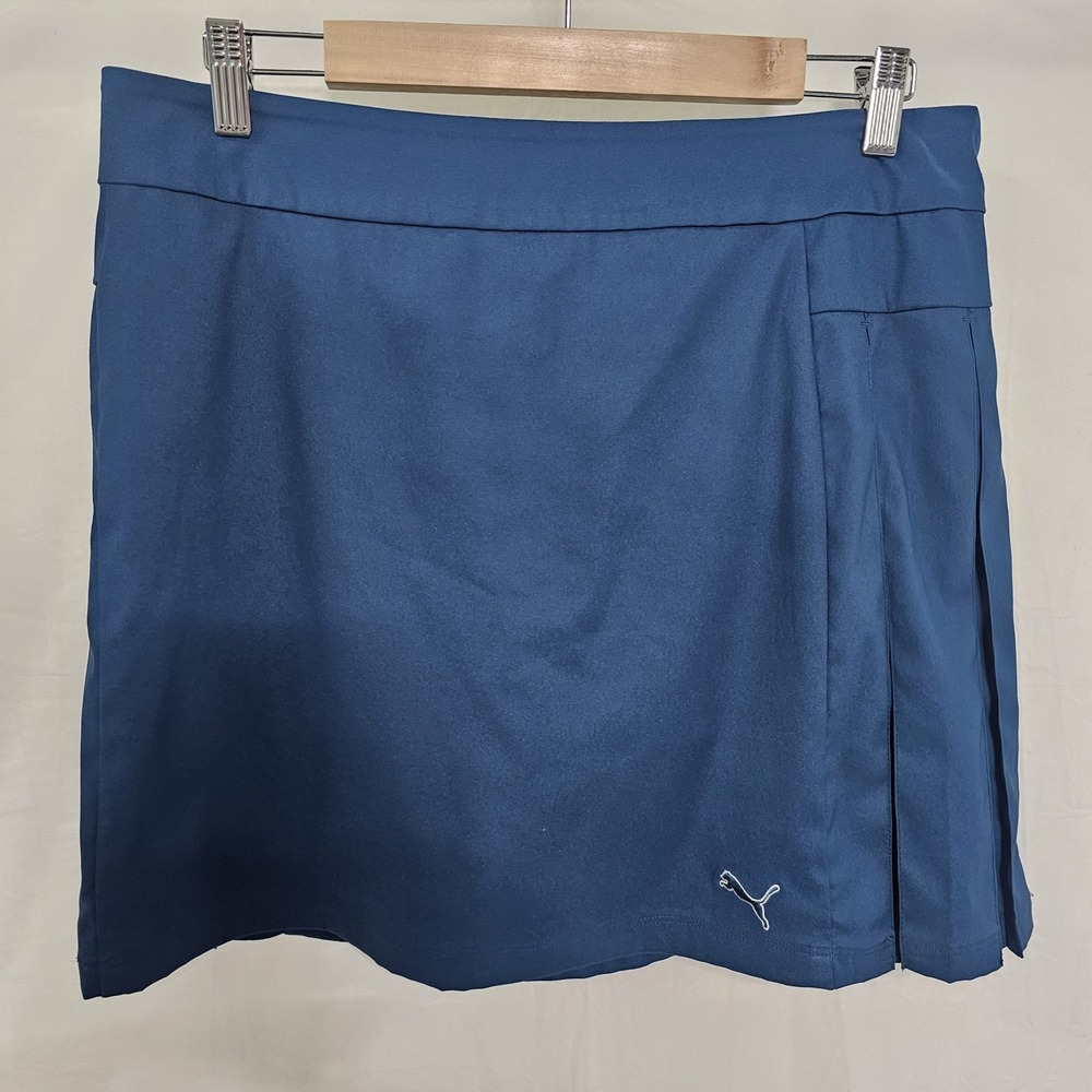 Puma Golf Size Large Womens Sporty Collared Activewear Outfit Polo Top Skort Set - Picture 8 of 16